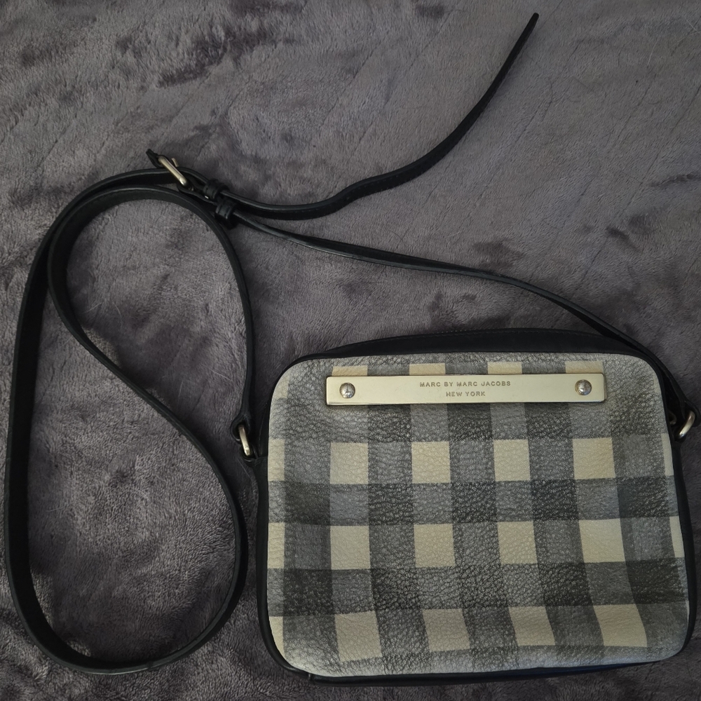 Marc by Marc Jacobs Goodbye Columbus Brush Check Miru Crossbody Bag